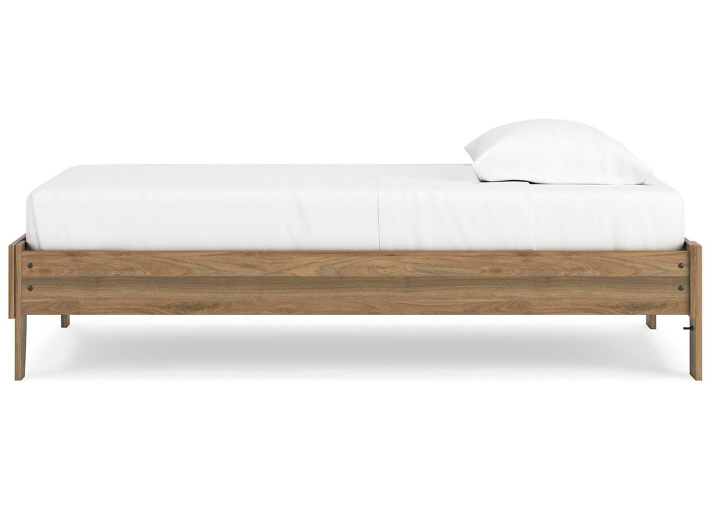 Deanlow Twin Platform Bed, Dresser and Chest side view