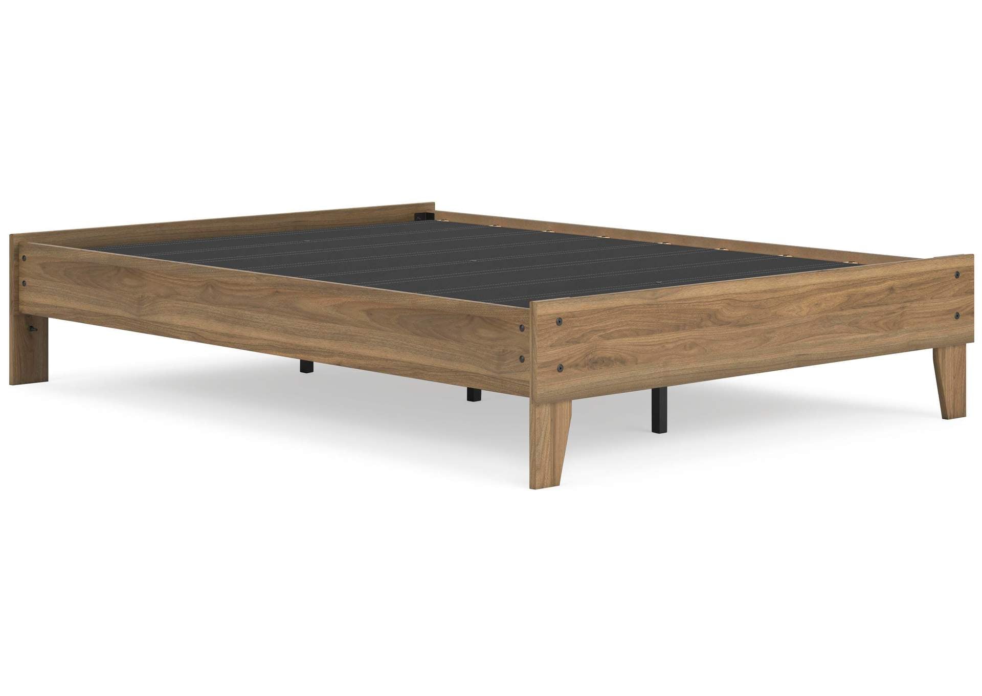 Deanlow Full Platform Bed, Dresser and Chest angled view