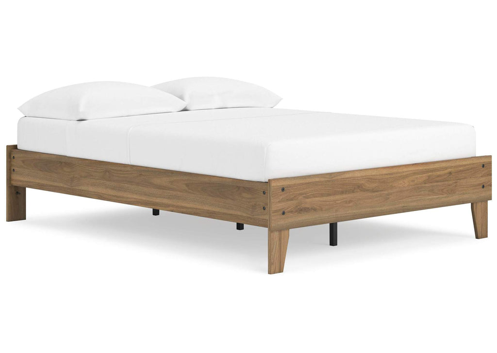 Deanlow Full Platform Bed, Dresser, Chest and 2 Nightstands angled view