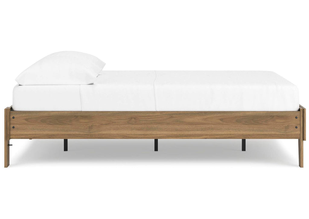 Deanlow Full Platform Bed, Dresser and 2 Nightstands side view