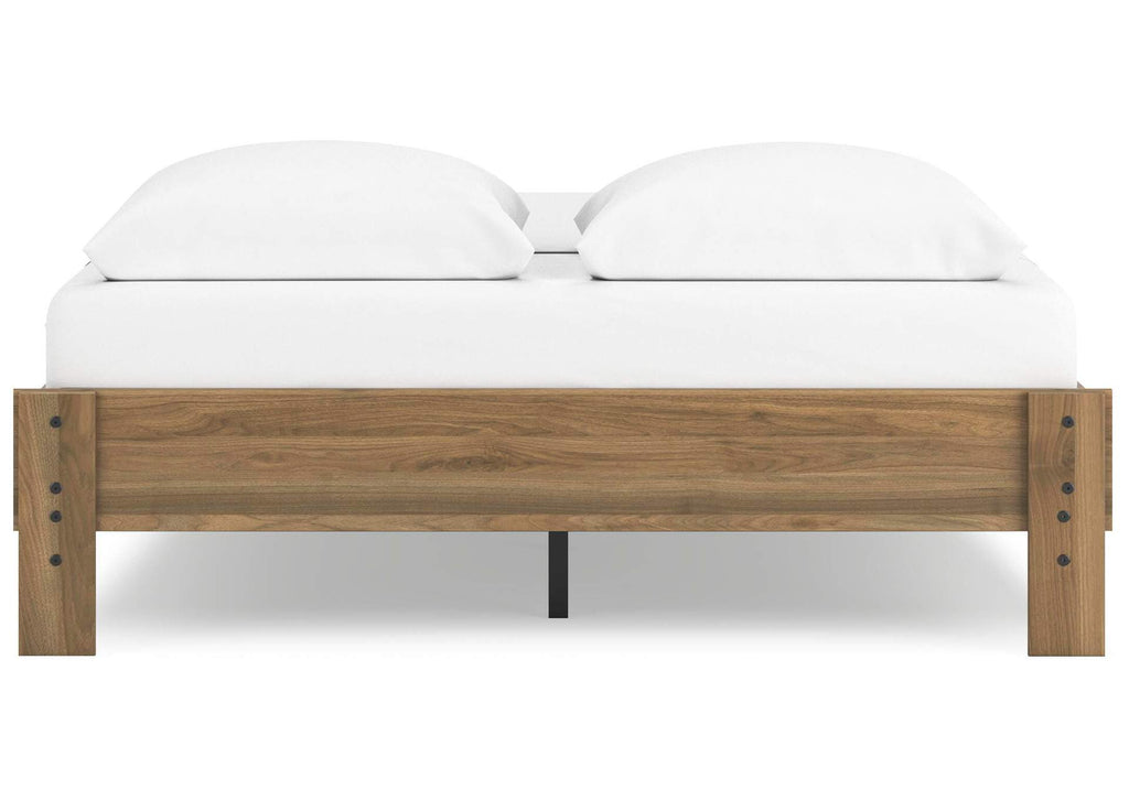 Deanlow Queen Platform Bed and 2 Nightstands