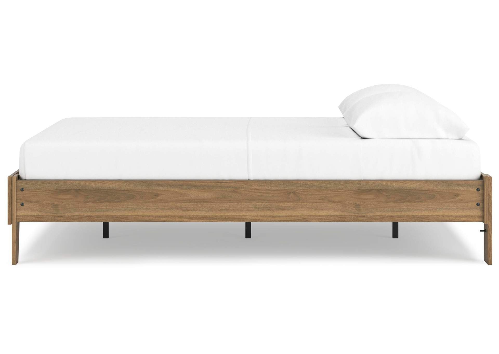 Deanlow Queen Platform Bed, Dresser and Nightstand side view