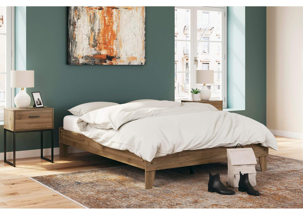 Deanlow Queen Platform Bed and Dresser