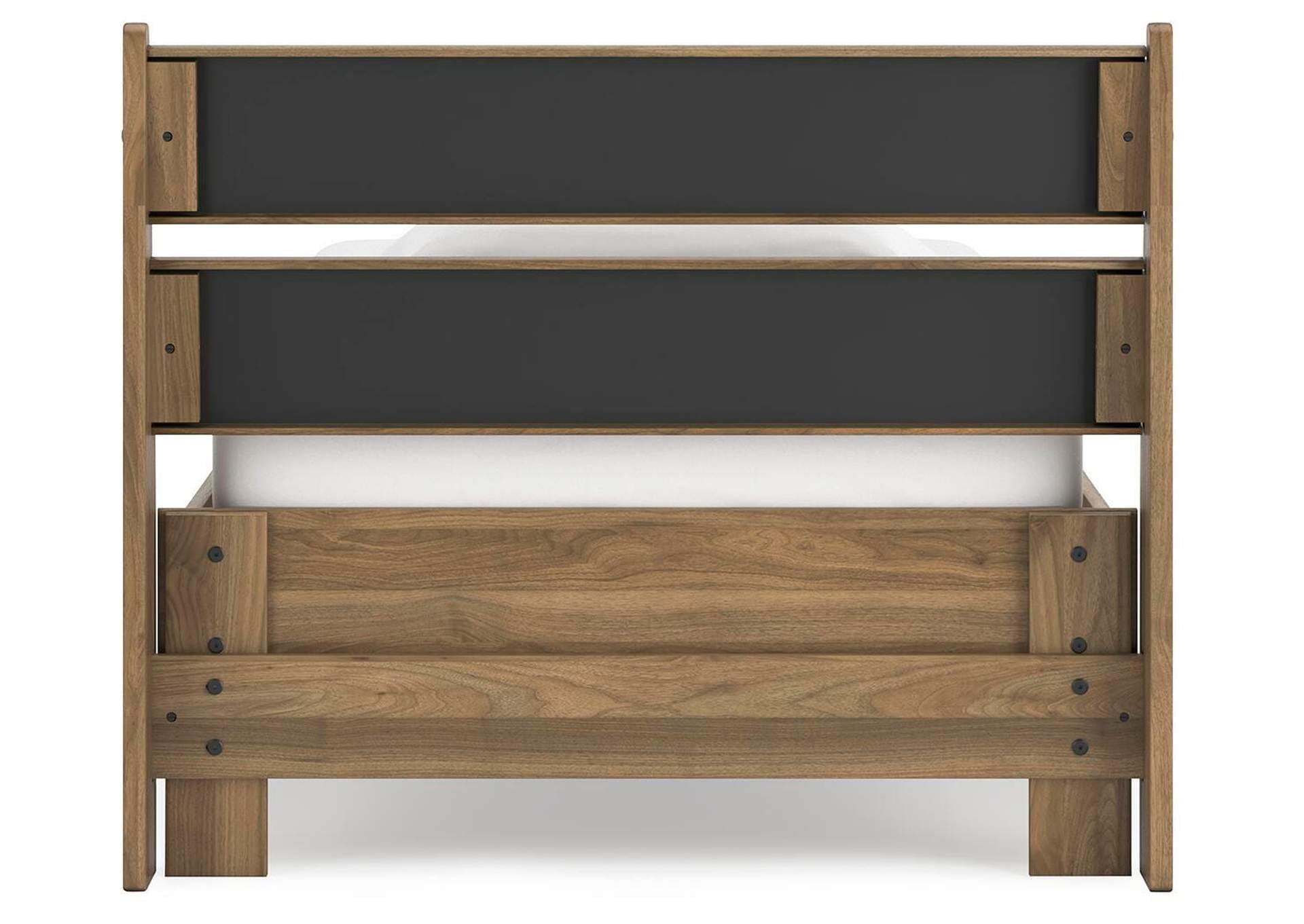 Deanlow Twin Platform Panel Bed, Dresser, Chest and 2 Nightstands