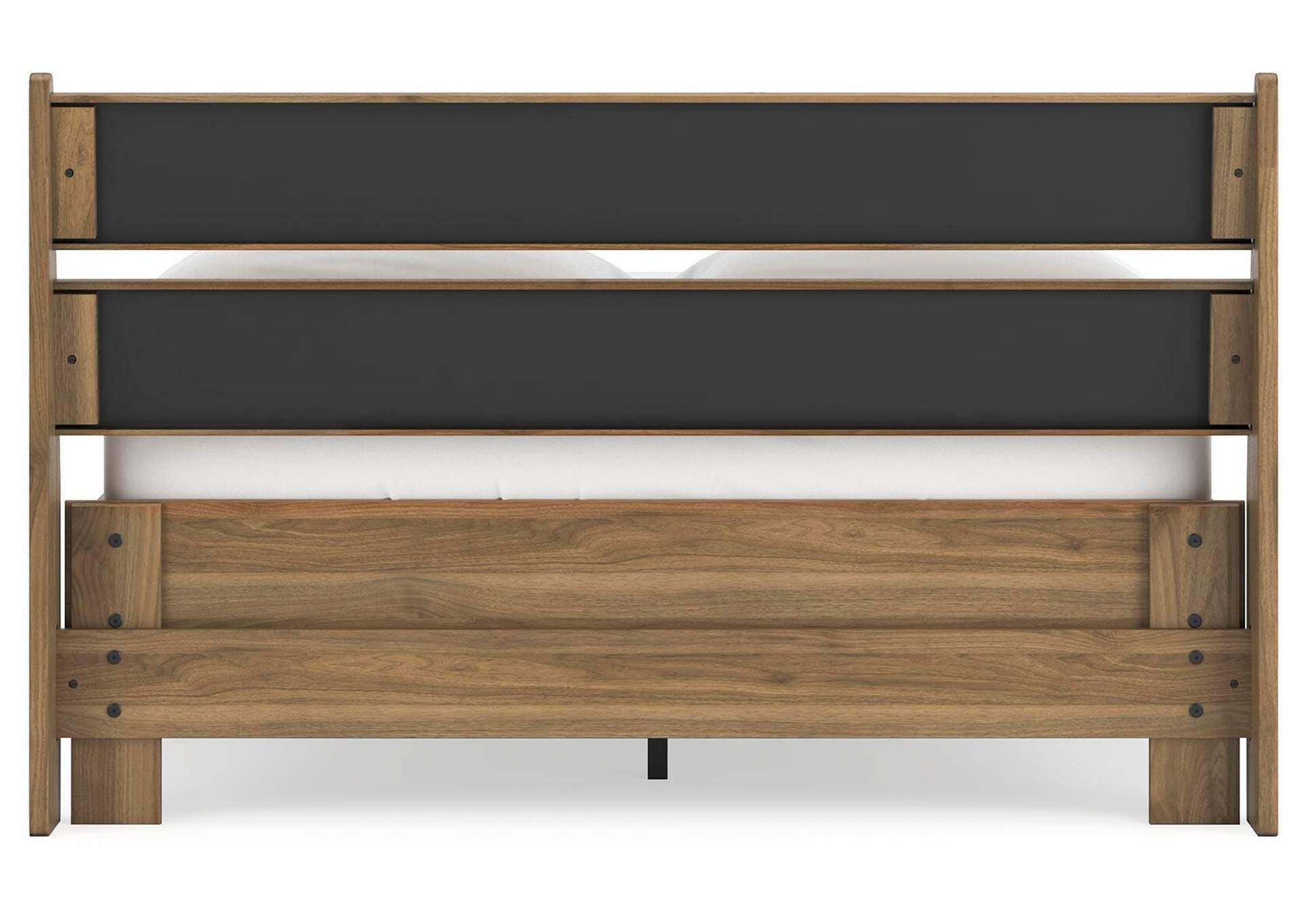 Deanlow Full Platform Panel Bed, Dresser, Chest and 2 Nightstands
