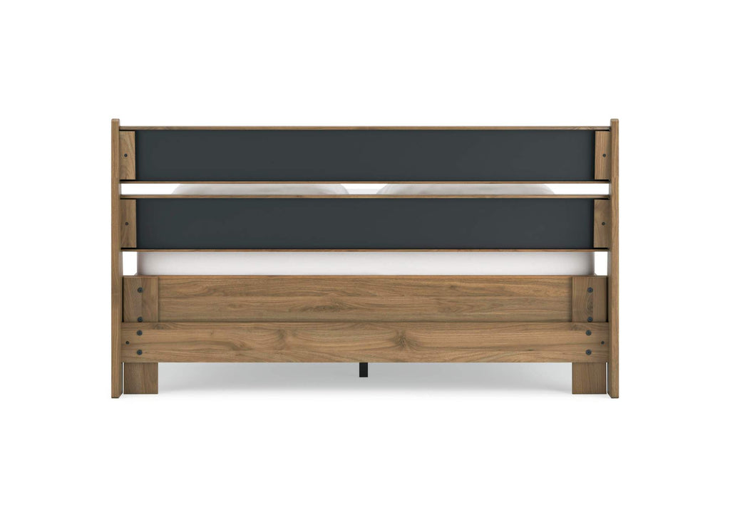 Deanlow Queen Panel Headboard and 2 Nightstands