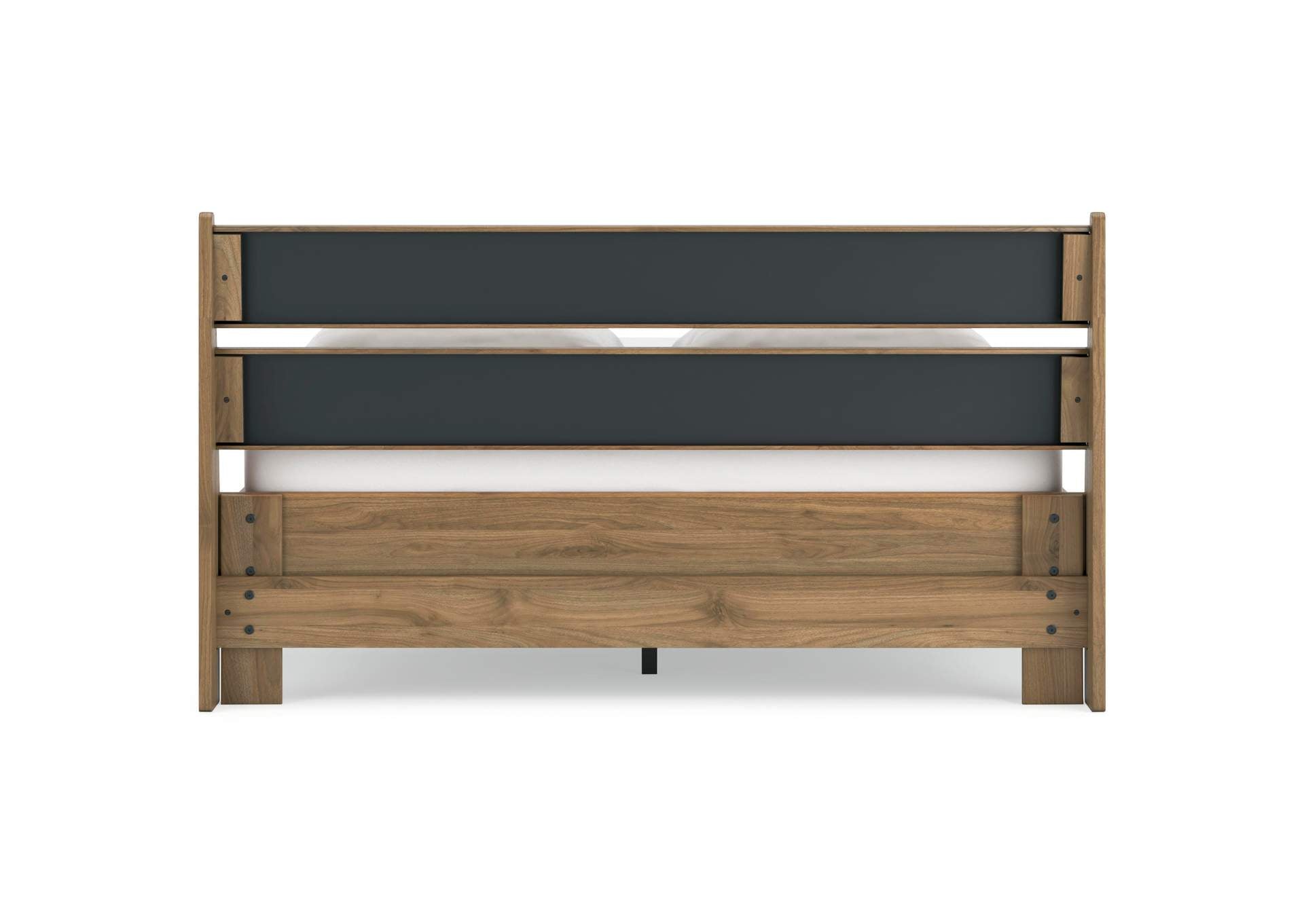 Deanlow Queen Panel Headboard and 2 Nightstands