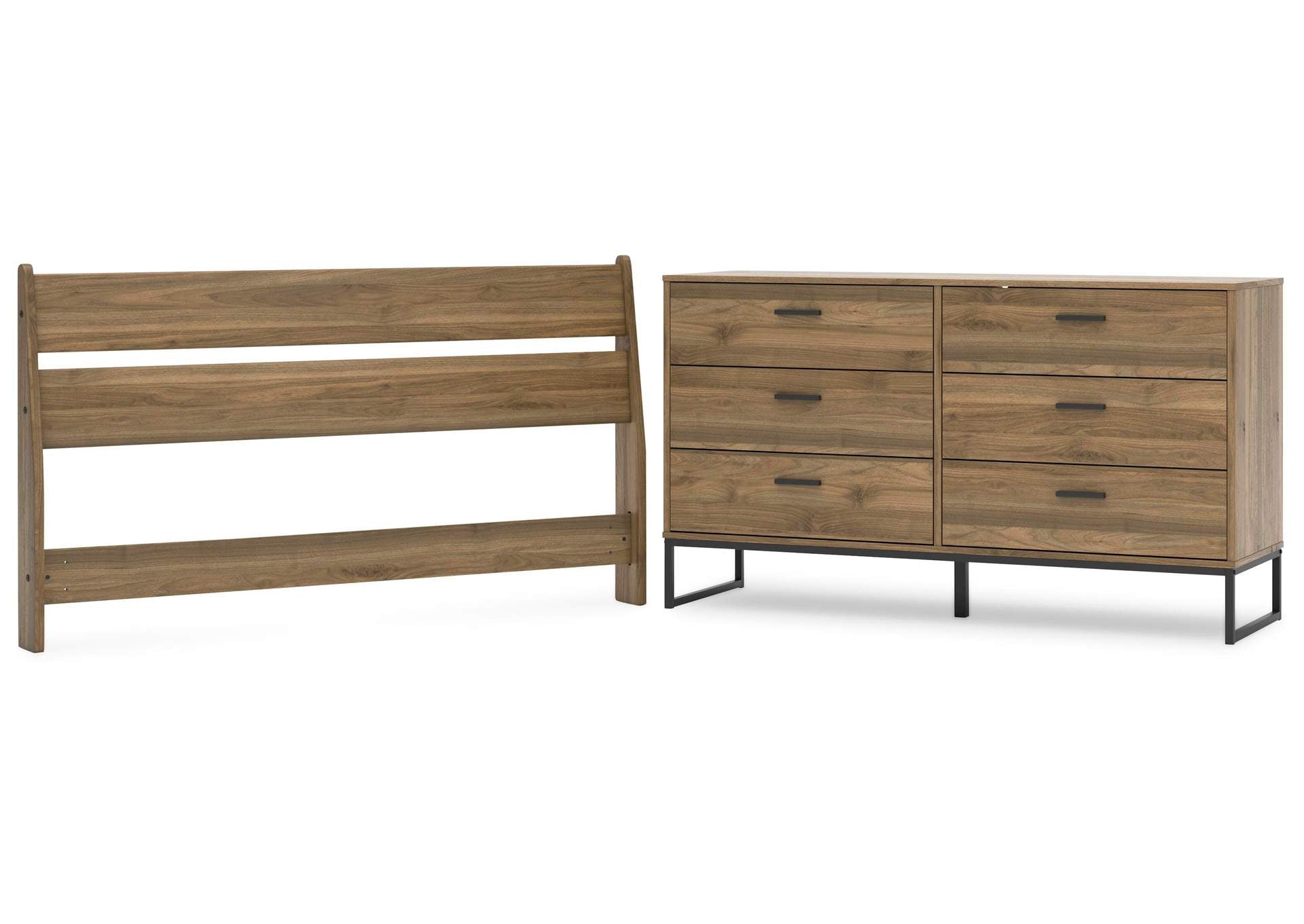 Deanlow Queen Panel Headboard and Dresser