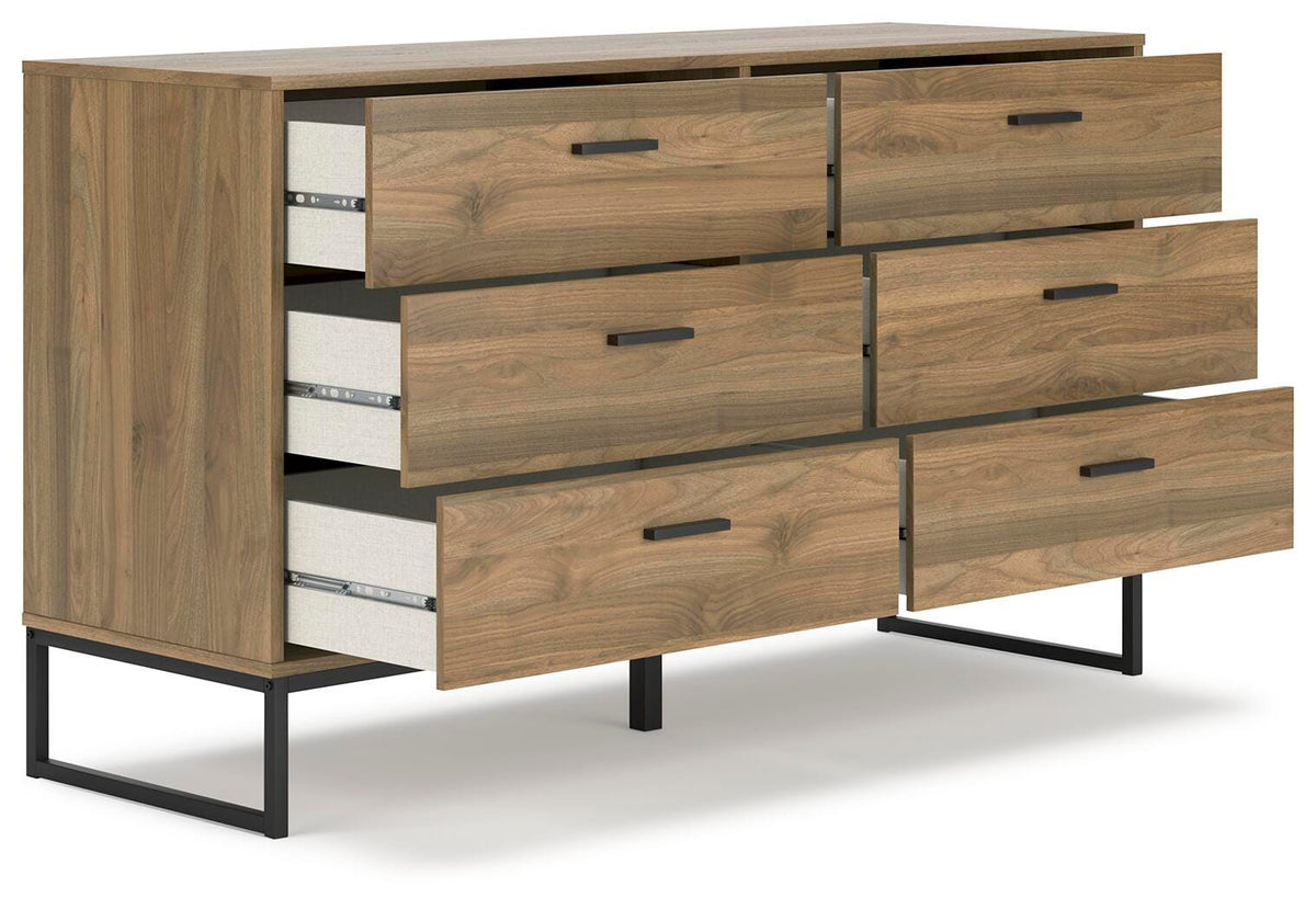 Deanlow Dresser in Honey, open view