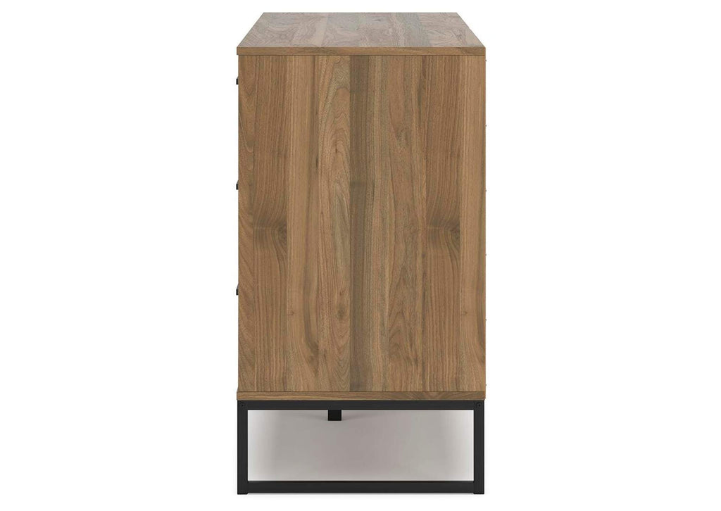 Deanlow Twin Panel Headboard, Dresser, Chest and 2 Nightstands side view