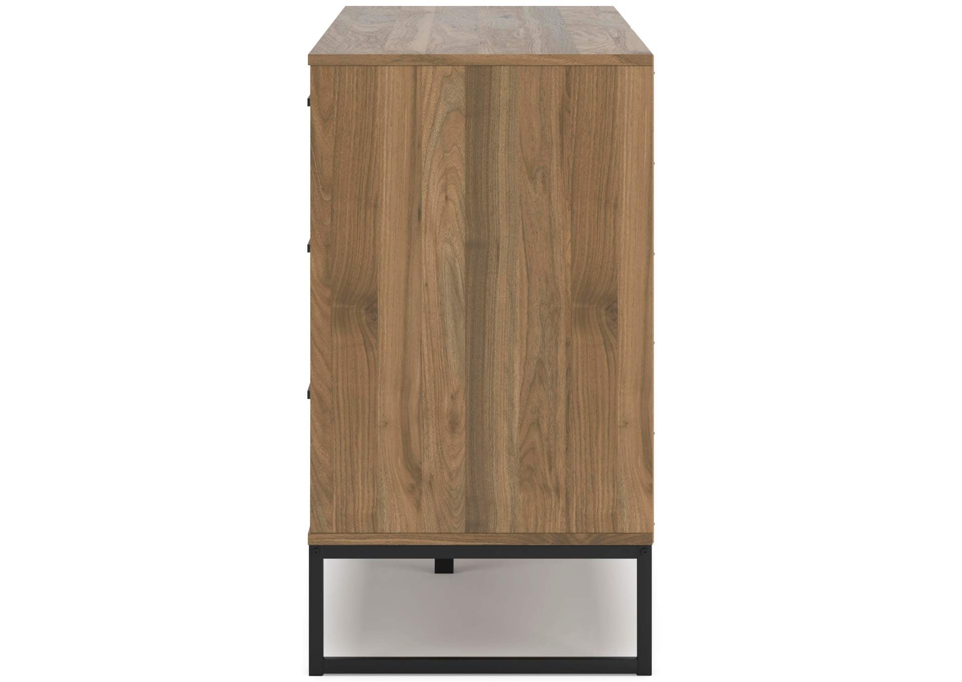 Deanlow Full Panel Headboard, Dresser and Nightstand side view