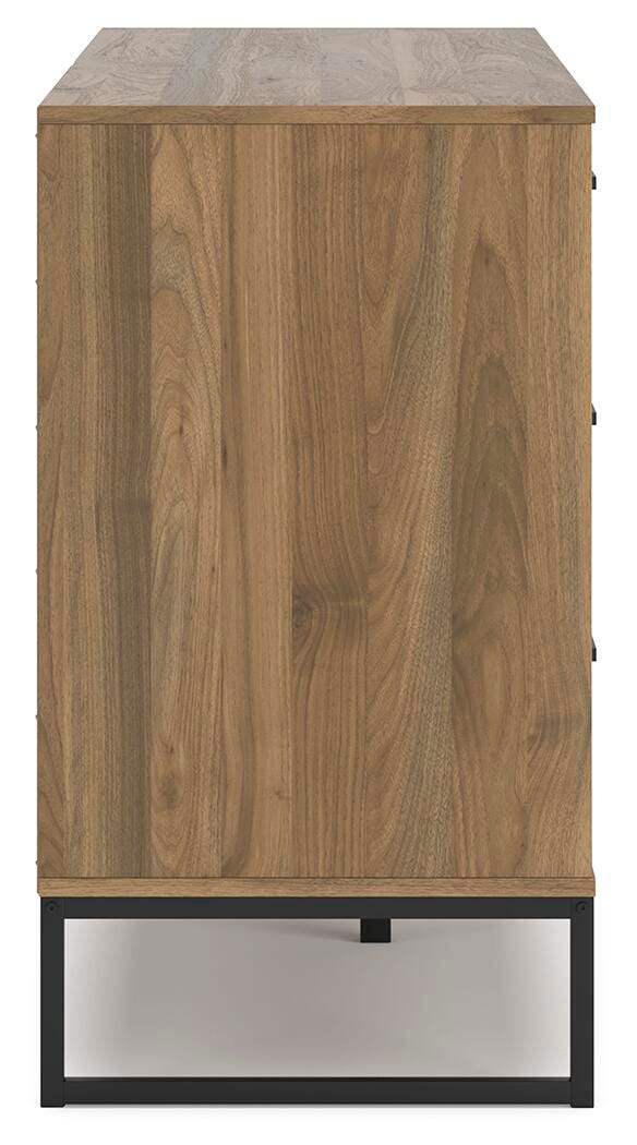 Deanlow Dresser in Honey, side view