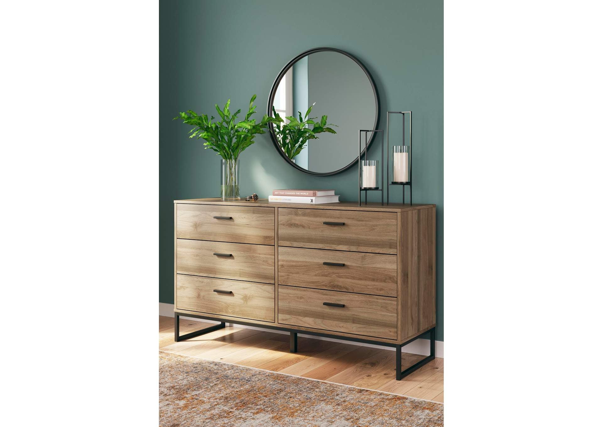 Deanlow Twin Panel Headboard, Dresser and Nightstand