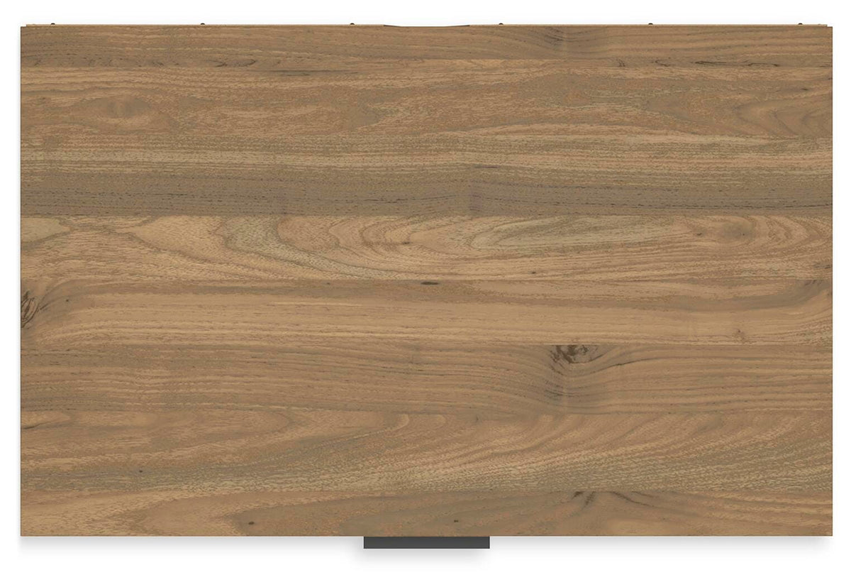 Deanlow Chest of Drawers in Honey, top view