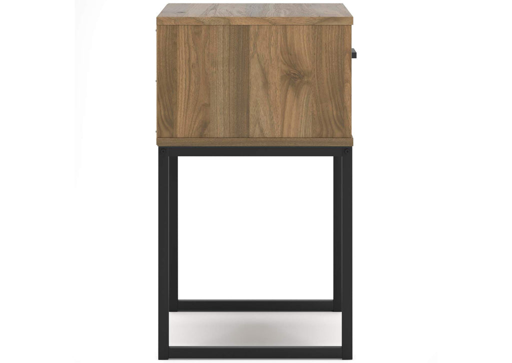 Deanlow Full Panel Headboard, Dresser and Nightstand side view