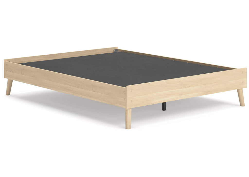 Cabinella Queen Platform Bed, Dresser, Chest and Nightstand angled view
