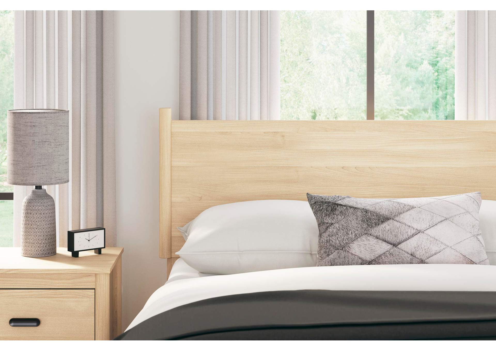 Cabinella Full Panel Headboard, Dresser, Chest and 2 Nightstands detail