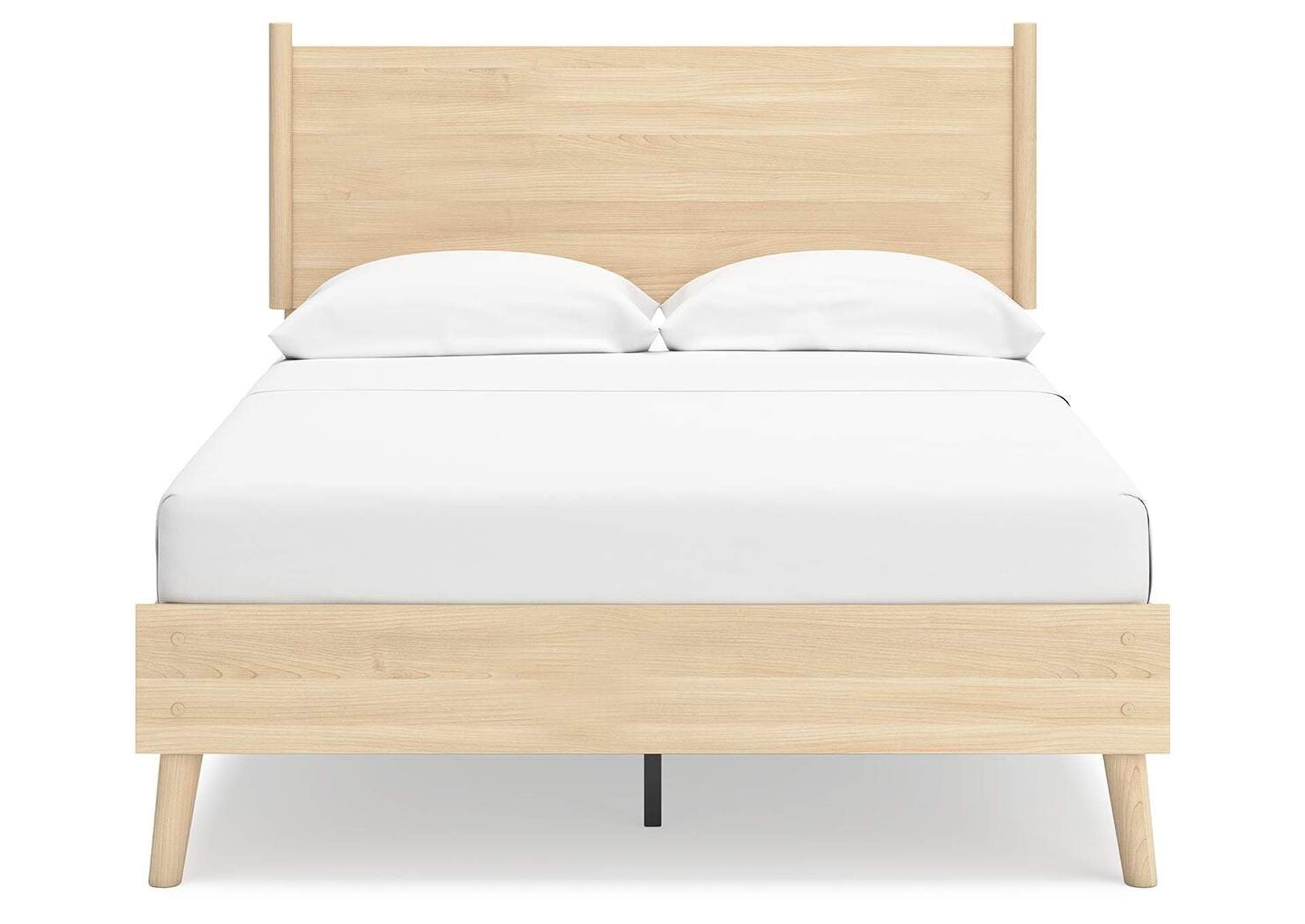 Cabinella Full Platform Panel Bed, Dresser and 2 Nightstands front view