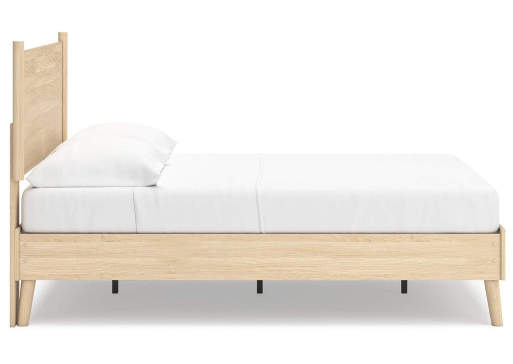 Cabinella Full Platform Panel Bed, Dresser and Chest side view