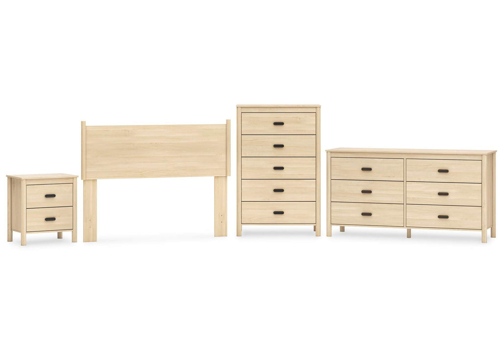 Cabinella Full Panel Headboard, Dresser, Chest and Nightstand