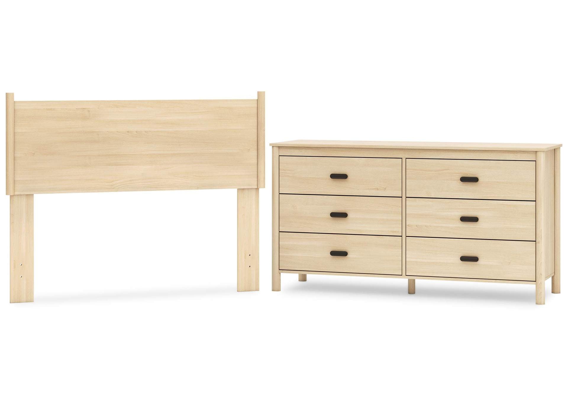 Cabinella Full Panel Headboard and Dresser