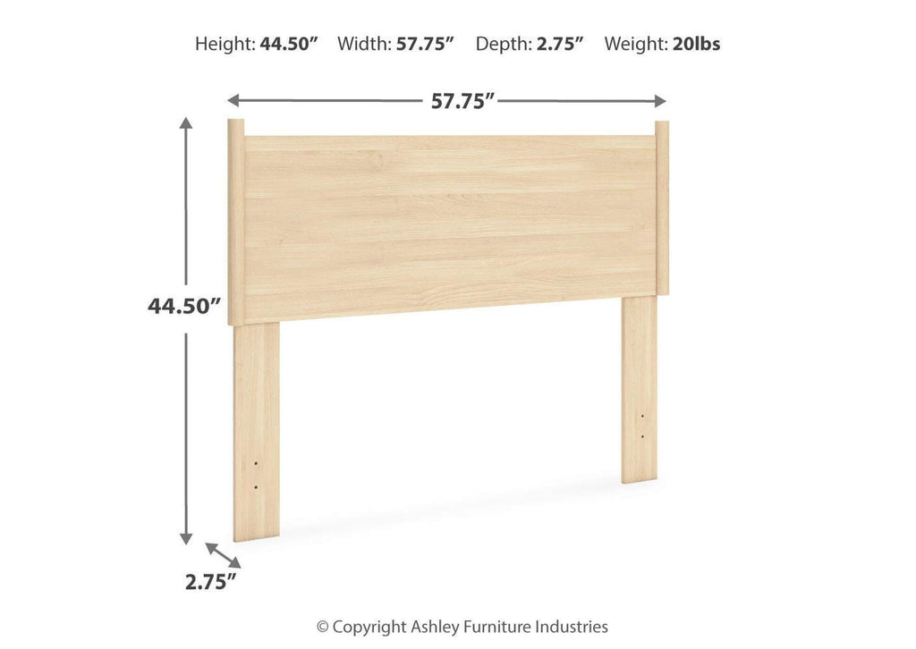 Cabinella Full Panel Headboard, Dresser and Nightstand dimensions
