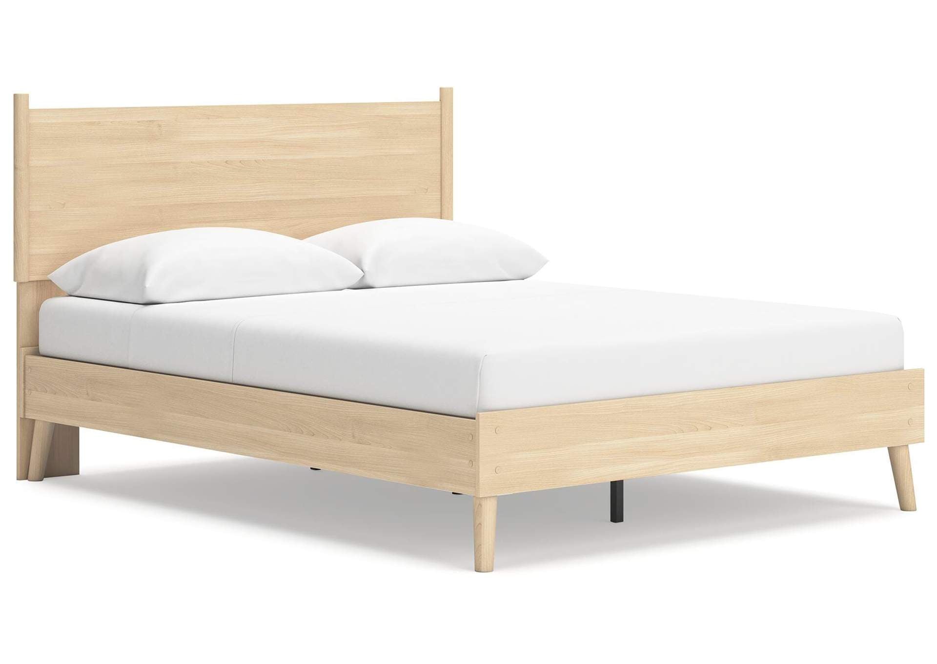 Cabinella Queen Platform Panel Bed, Dresser and Chest angled view