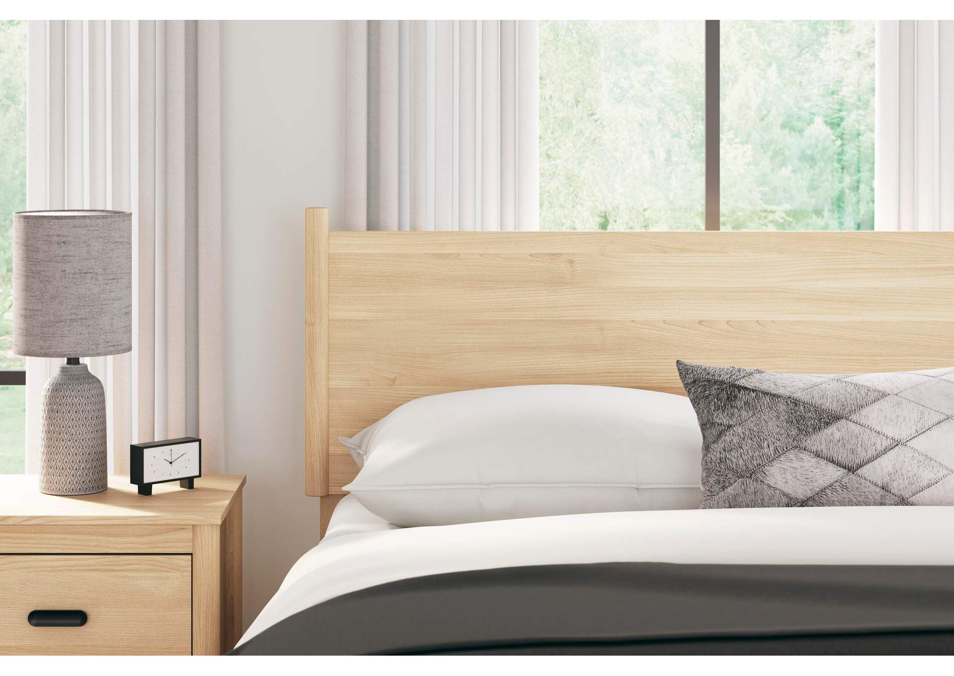 Cabinella Queen Panel Headboard, Dresser, Chest and 2 Nightstands detail
