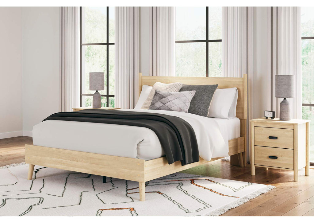 Cabinella Queen Panel Headboard, Dresser, Chest and 2 Nightstands