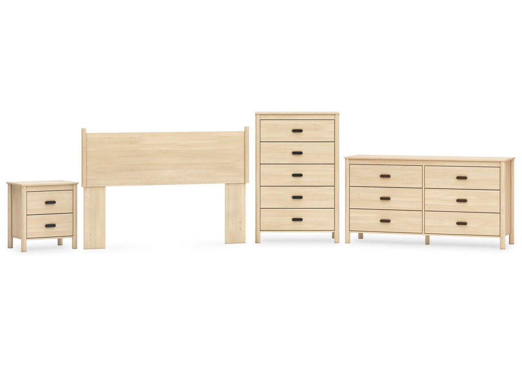 Cabinella Queen Panel Headboard, Dresser, Chest and Nightstand