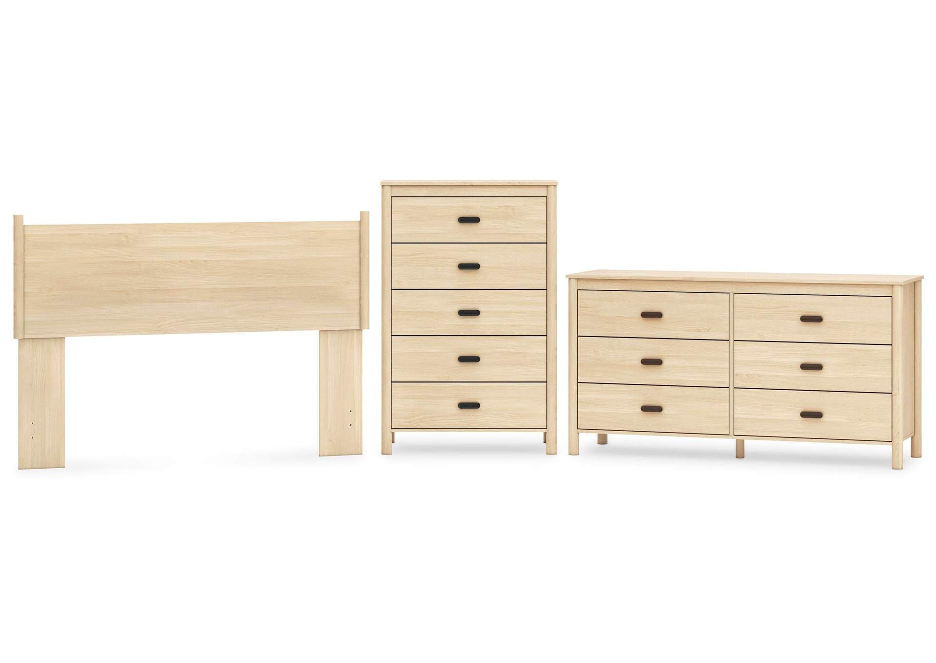 Cabinella Queen Panel Headboard, Dresser and Chest