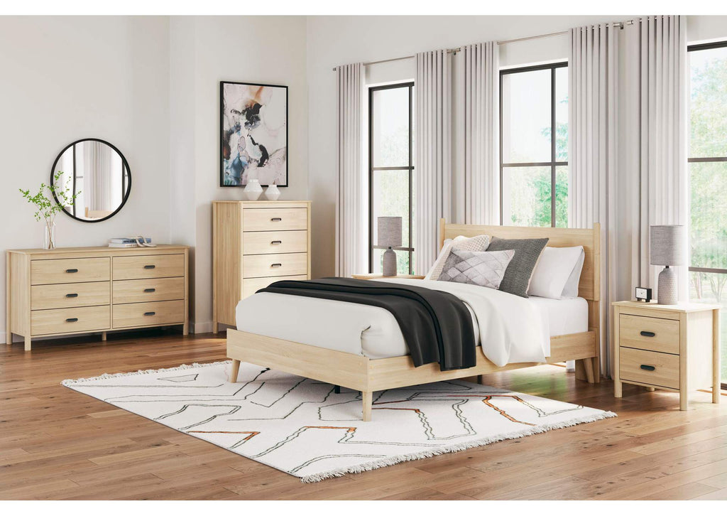 Cabinella Queen Platform Bed, Dresser, Chest and Nightstand