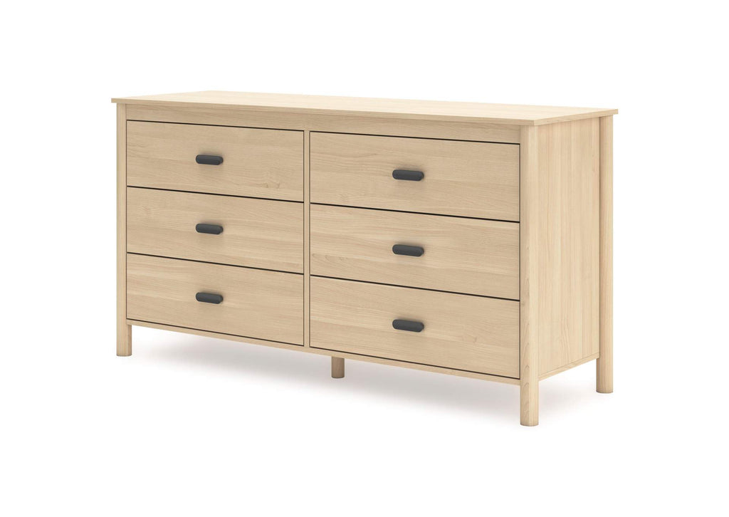 Cabinella Full Panel Headboard, Dresser and Chest angled view