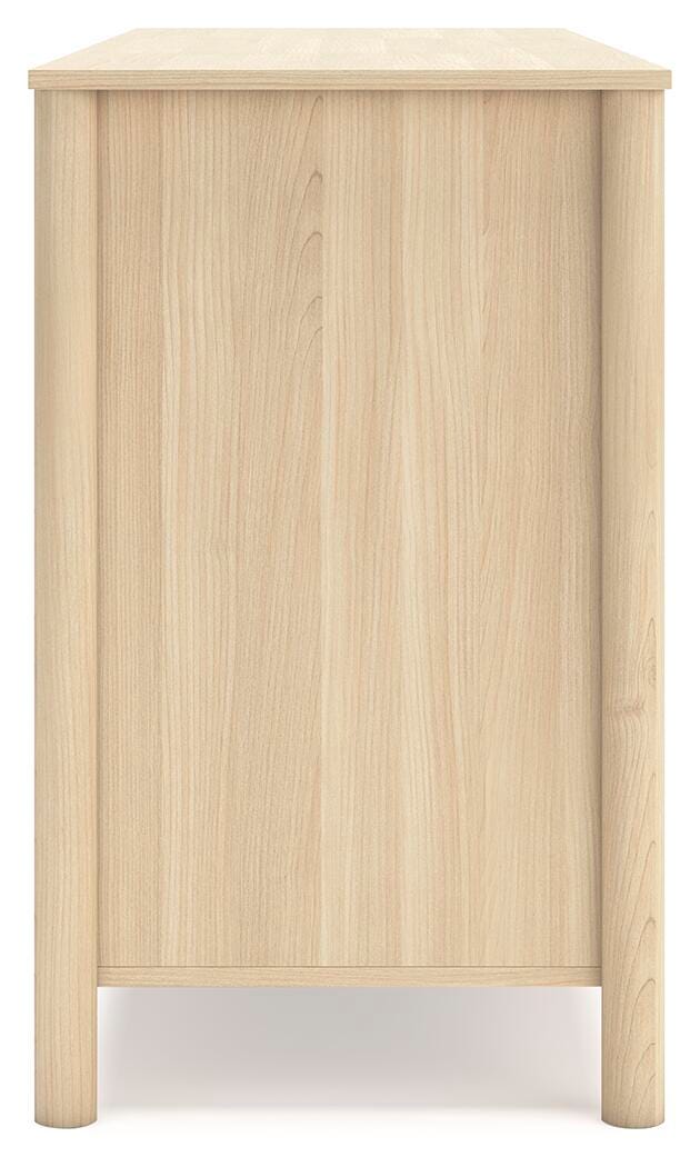 Cabinella Dresser in Tan, alternate side view