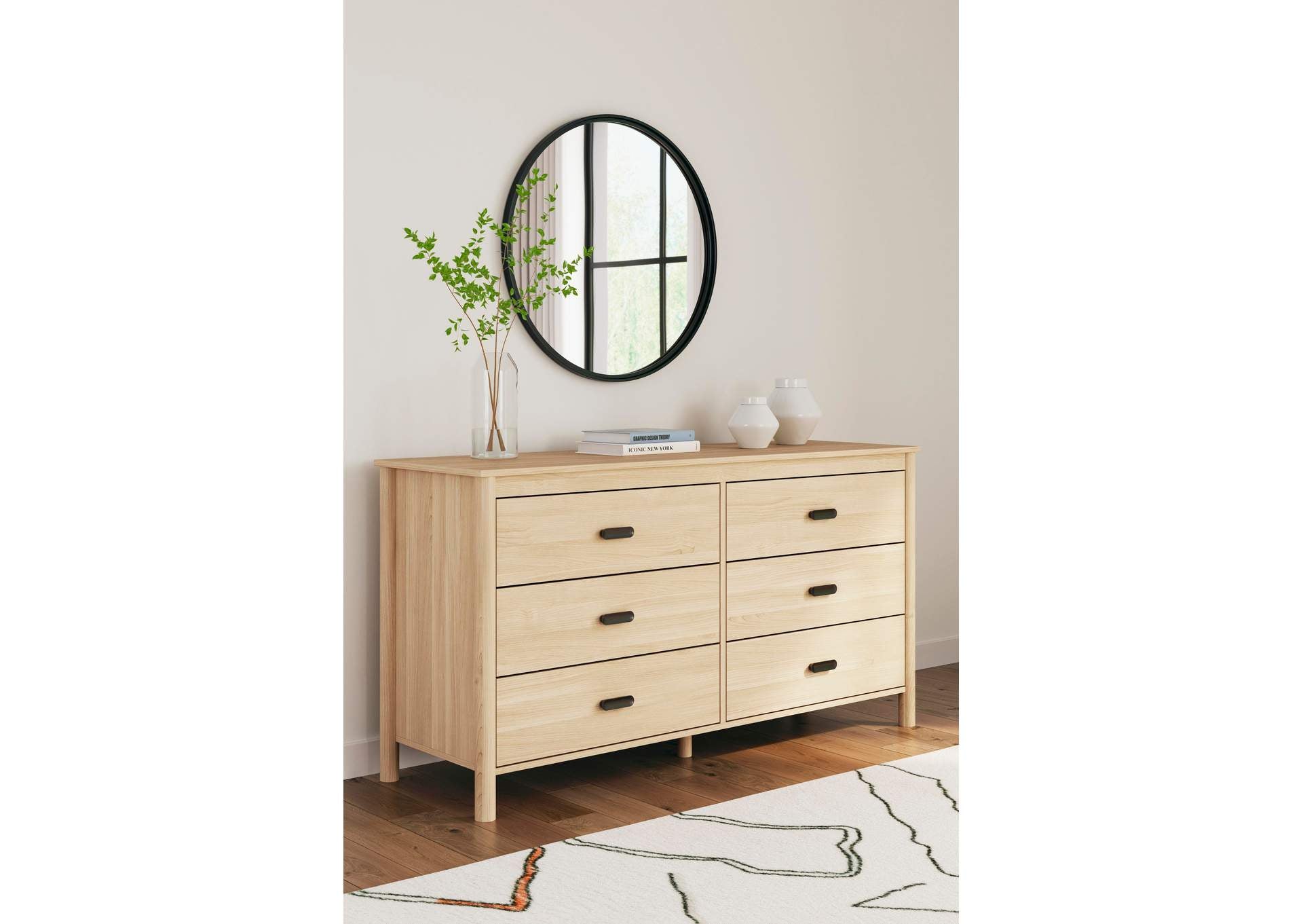 Cabinella Full Panel Headboard and Dresser