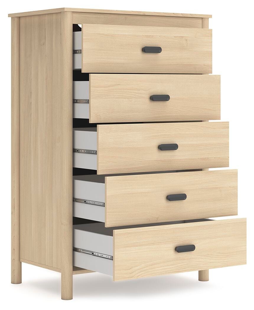 Cabinella Chest of Drawers in Tan, open view