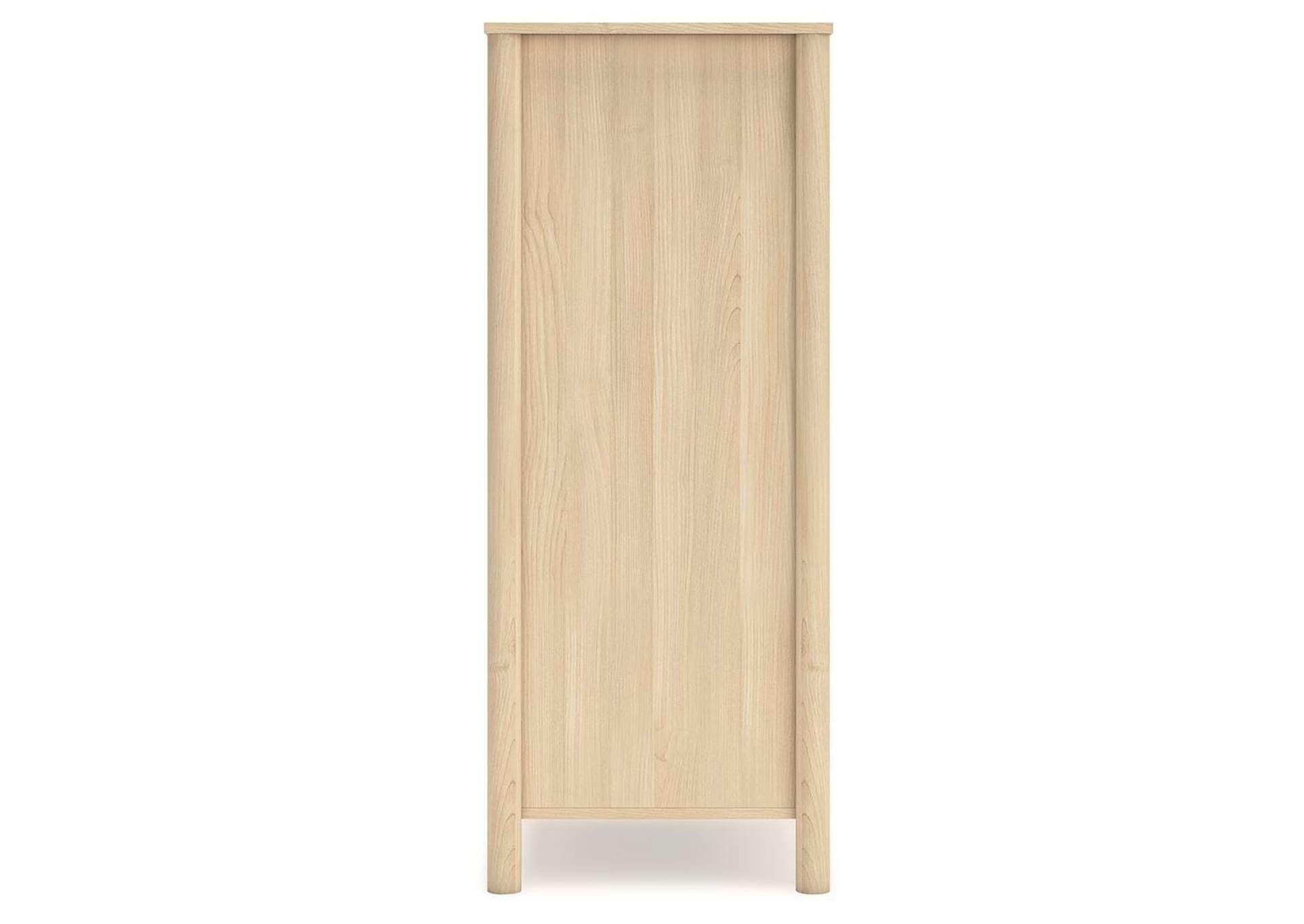 Cabinella Full Platform Bed, Dresser, Chest and Nightstand side view