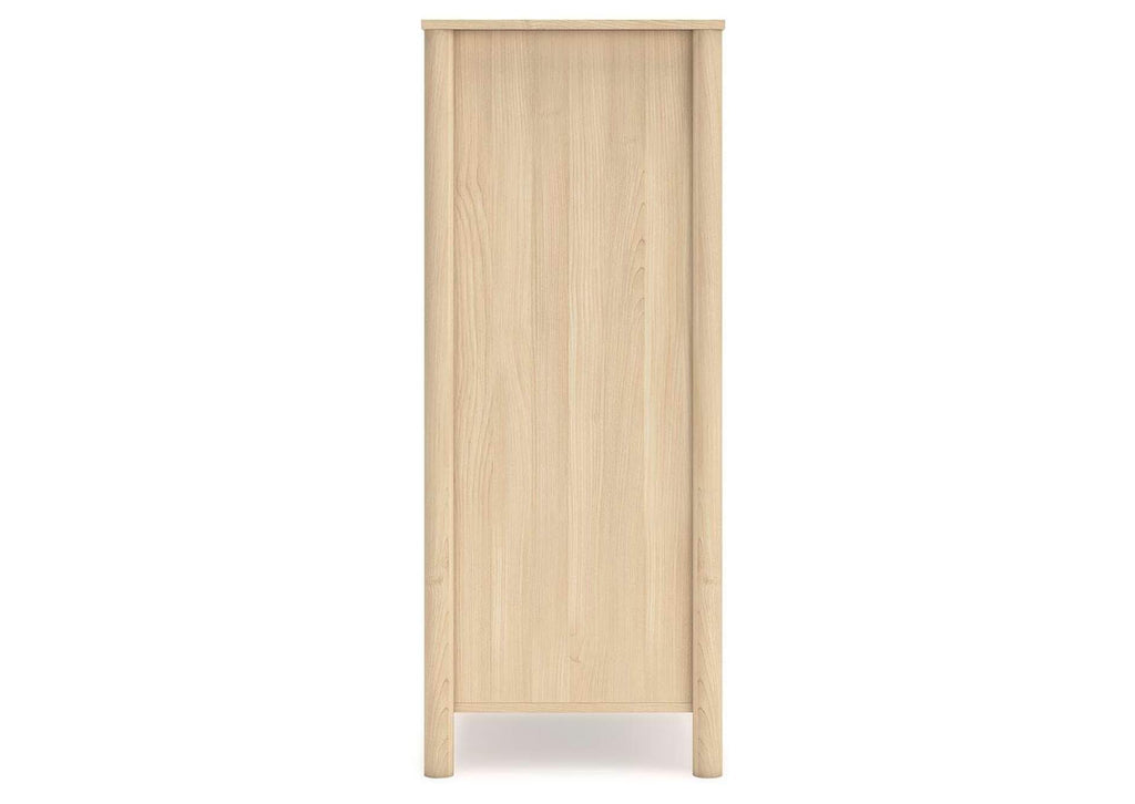 Cabinella Full Platform Bed, Dresser and Chest side view