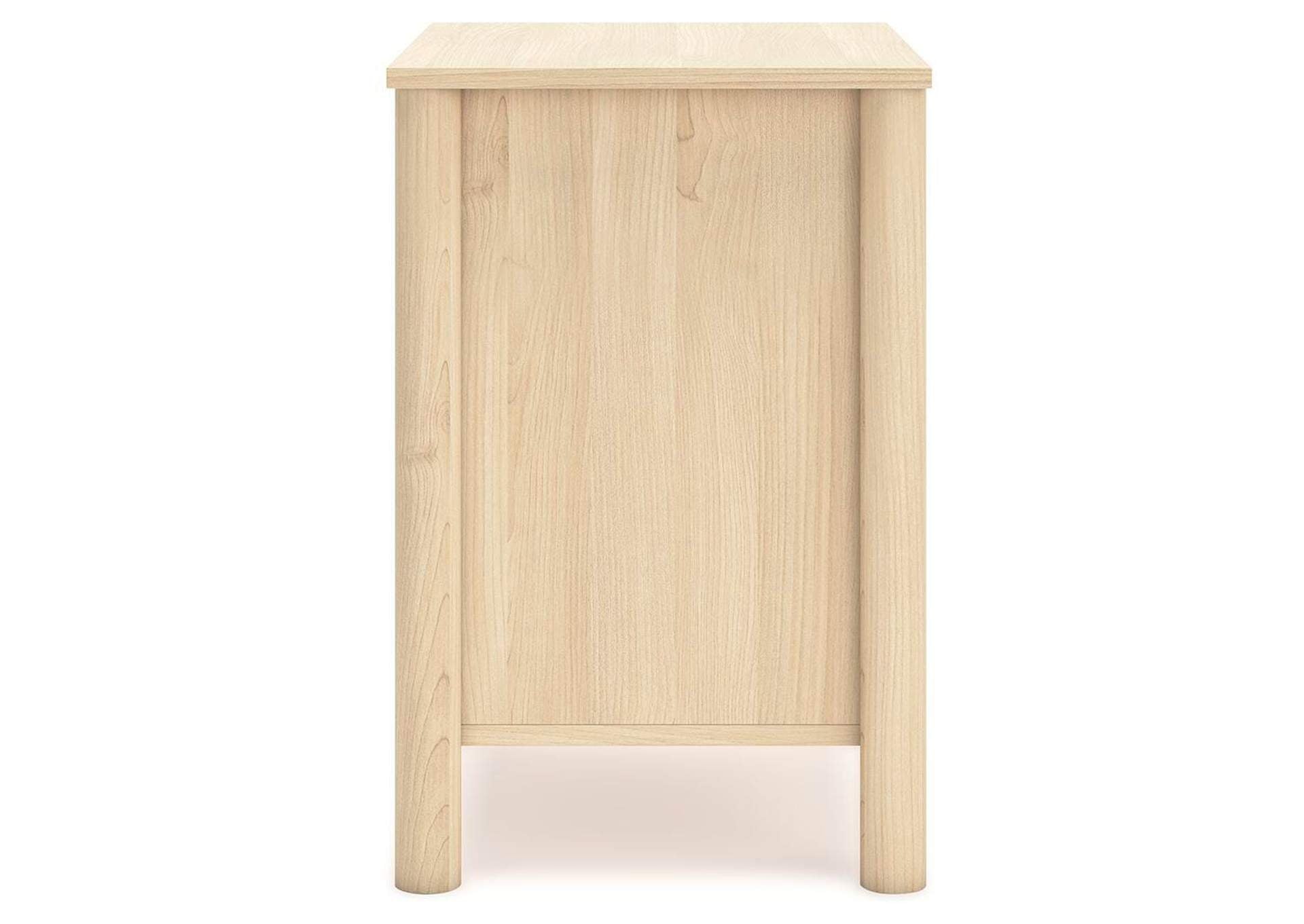 Cabinella Queen Platform Bed, Dresser and 2 Nightstands side view