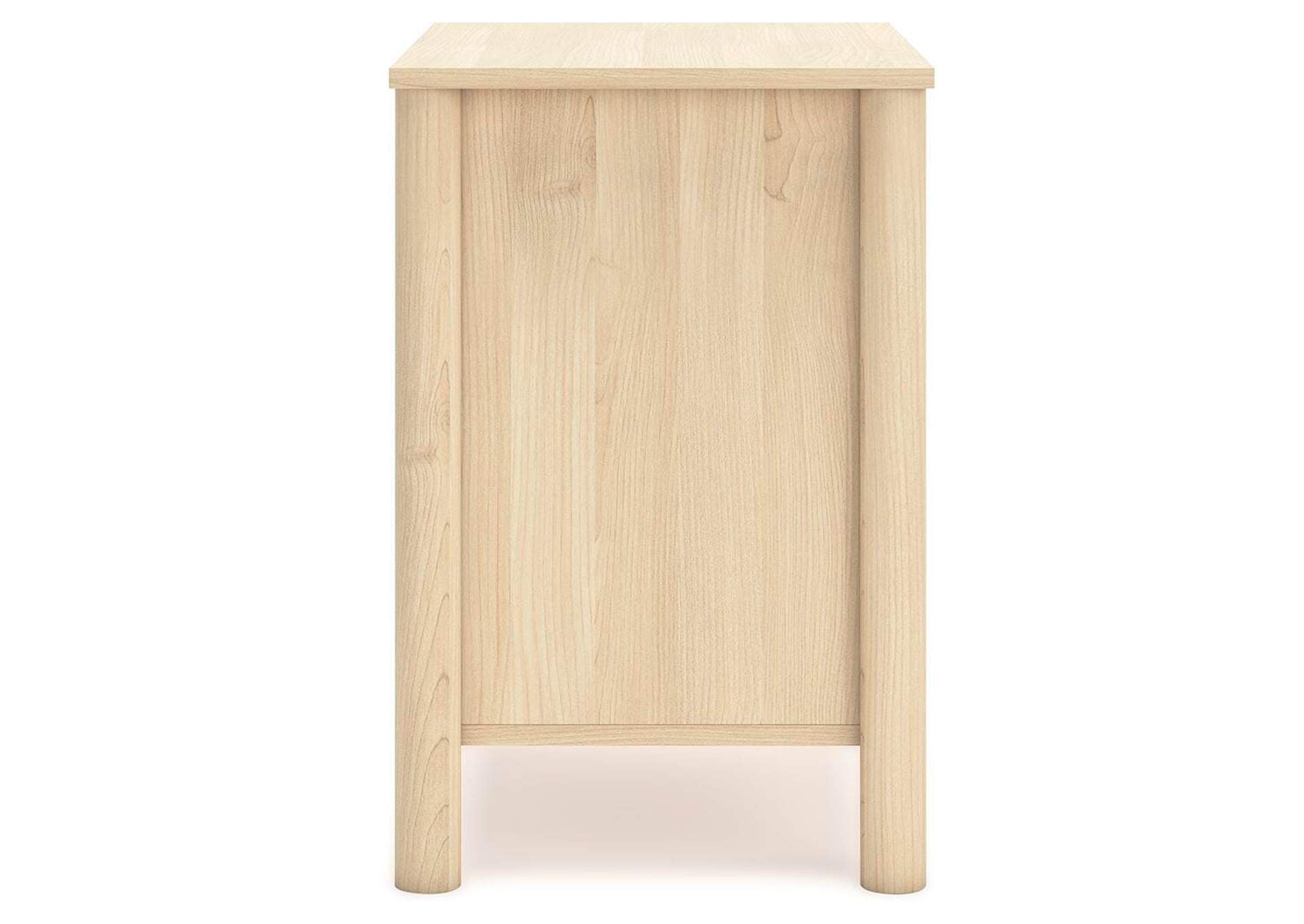 Cabinella Queen Platform Bed, Dresser and 2 Nightstands side view