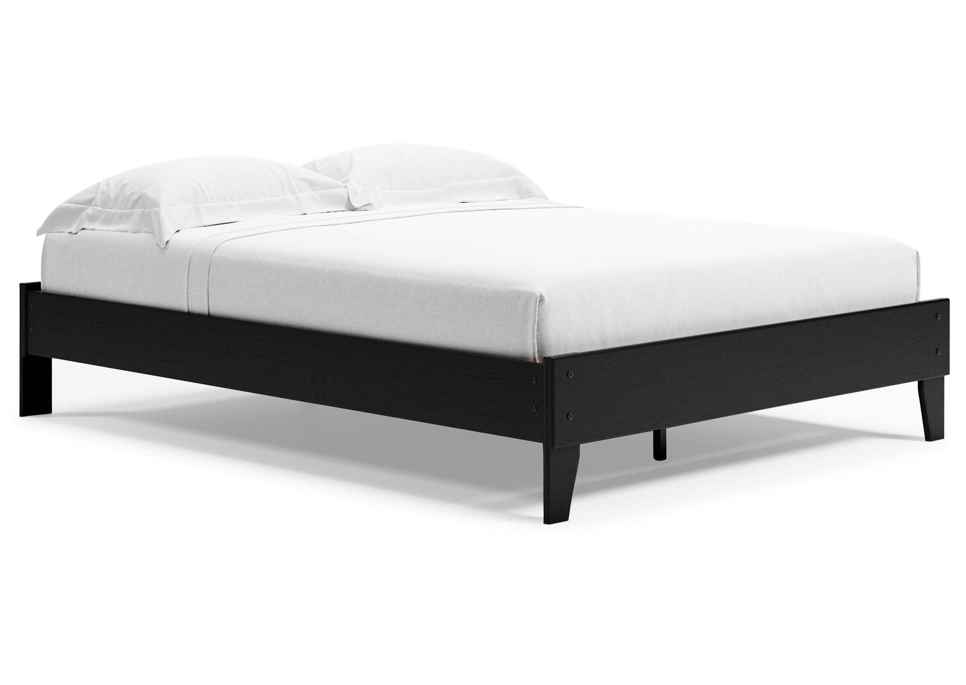 Finch Queen Platform Bed with Dresser and Chest angled view