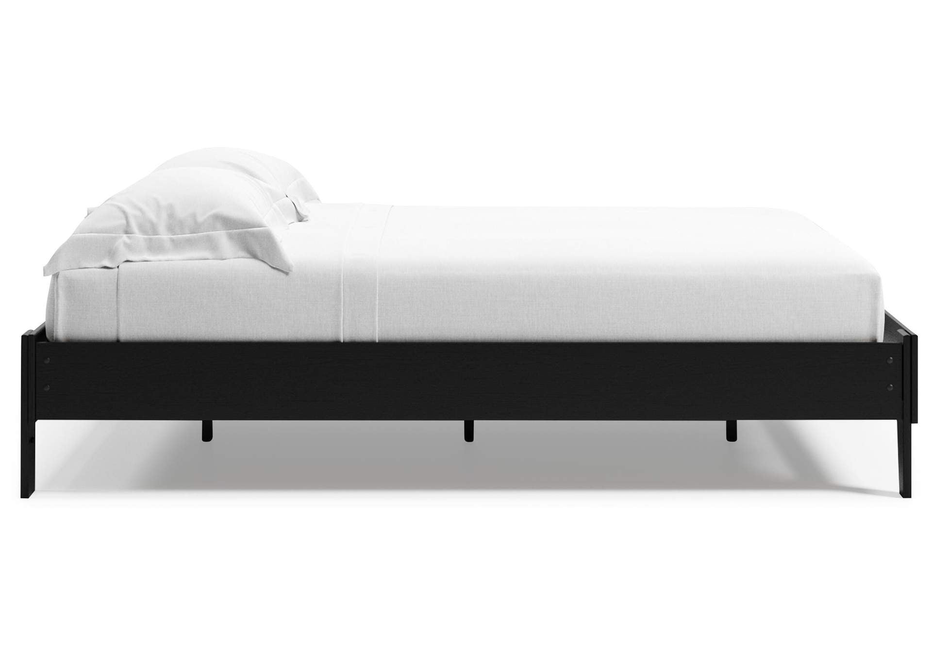 Finch Queen Platform Bed with Dresser, Chest and Nightstand side view