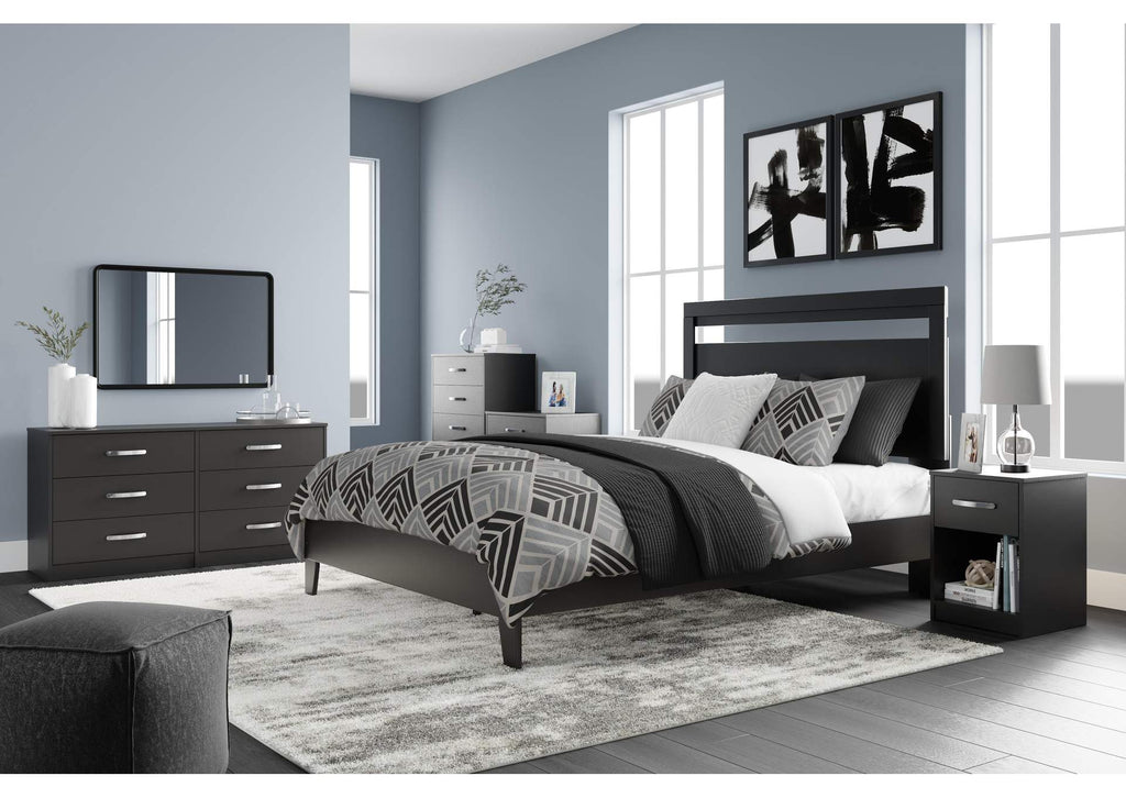 Finch Queen Panel Headboard and Dresser