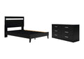 Finch Queen Panel Platform Bed and Dresser