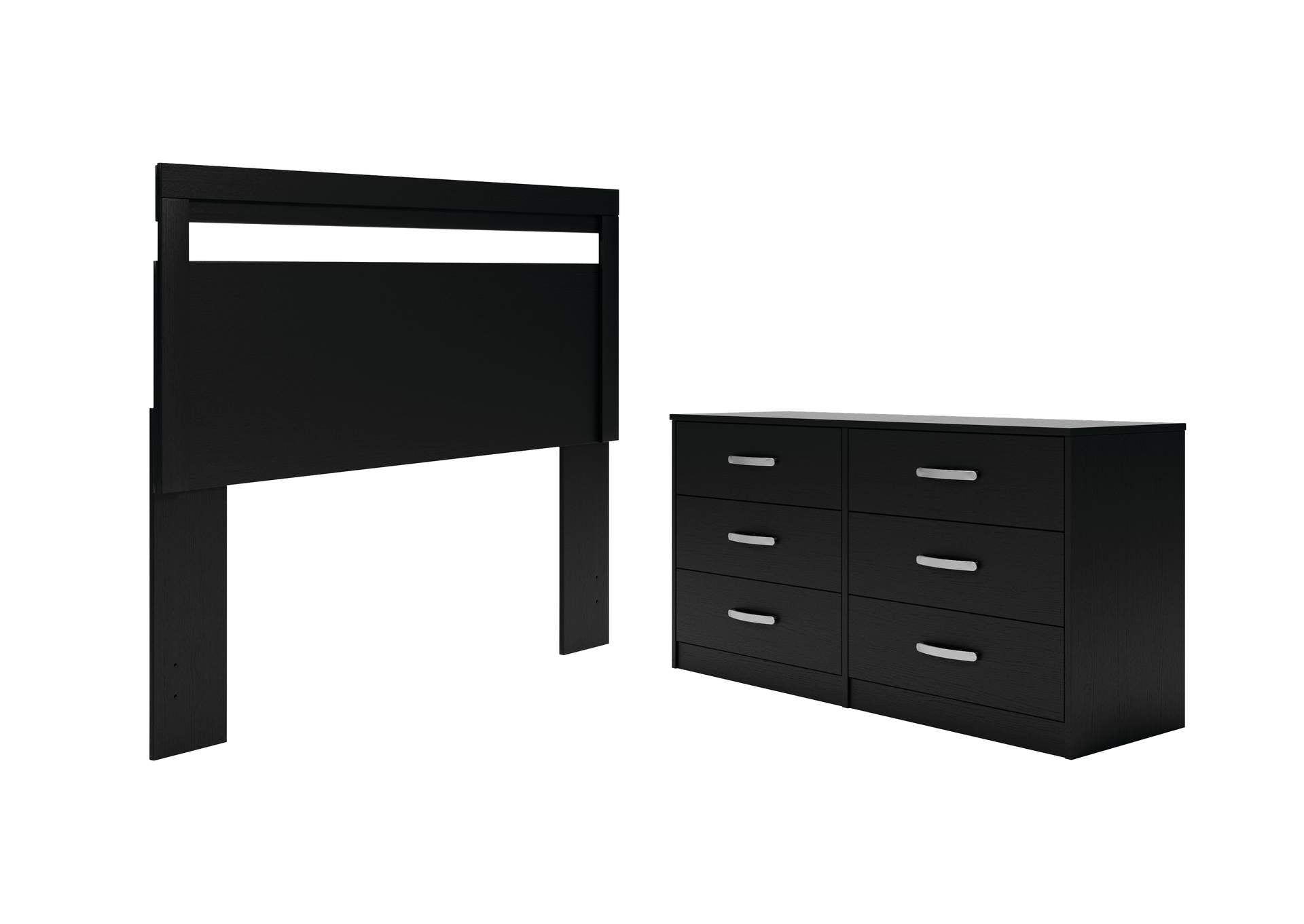 Finch Queen Panel Headboard and Dresser