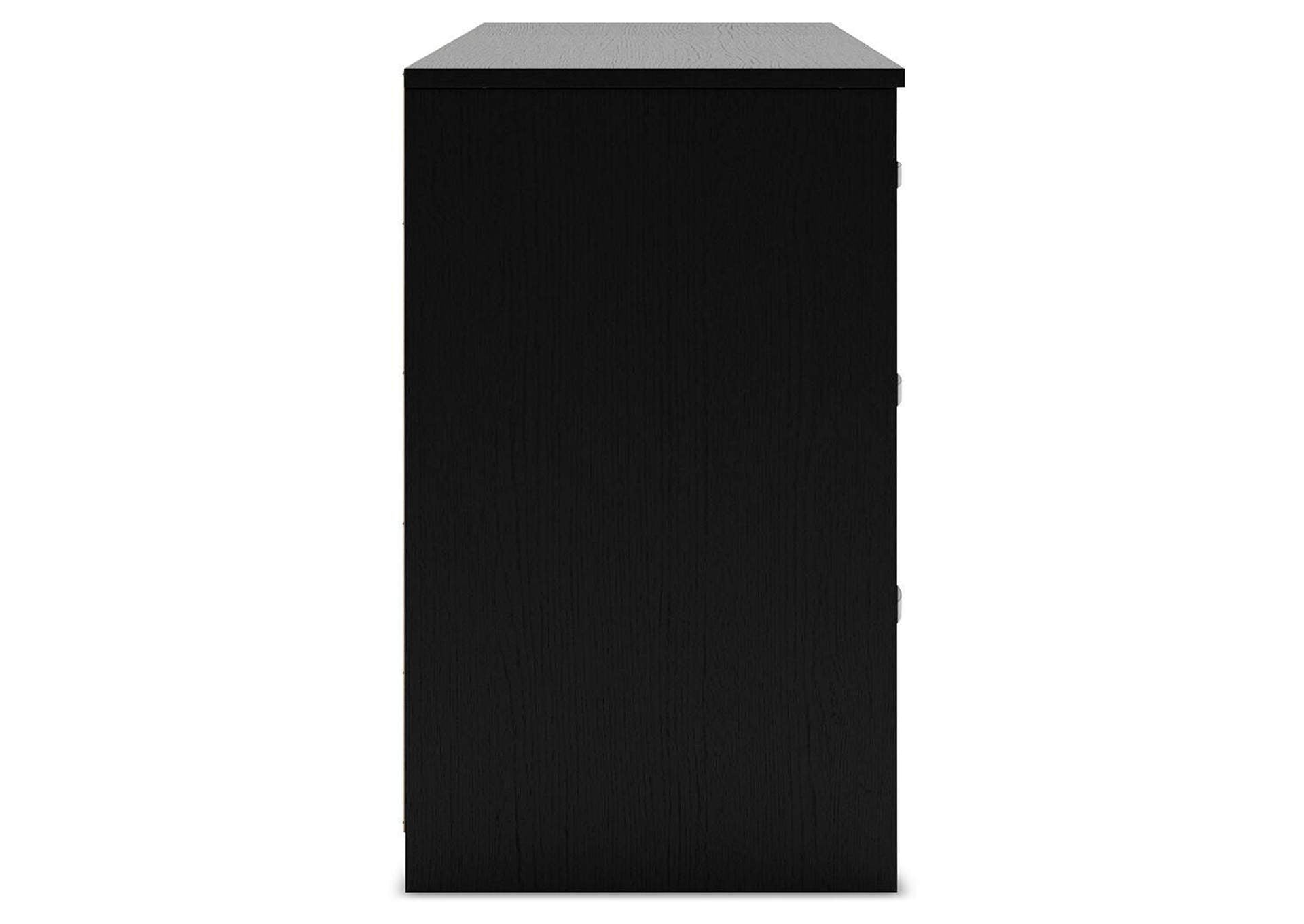 Finch Queen Panel Headboard and Dresser side view