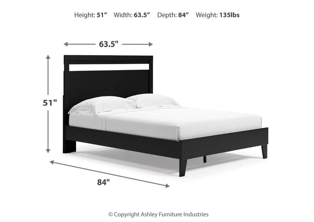 Finch Queen Panel Headboard and Dresser dimensions