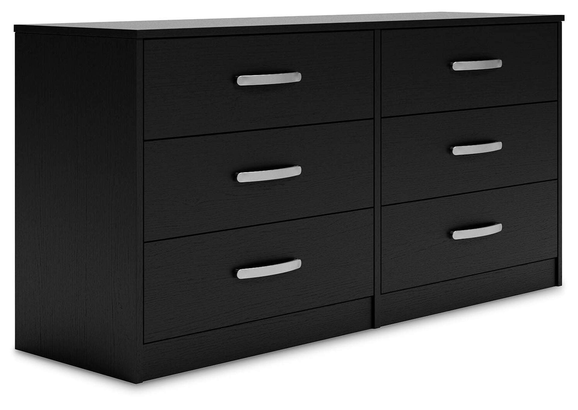 Finch Queen Panel Platform Bed with Dresser and Chest angled view