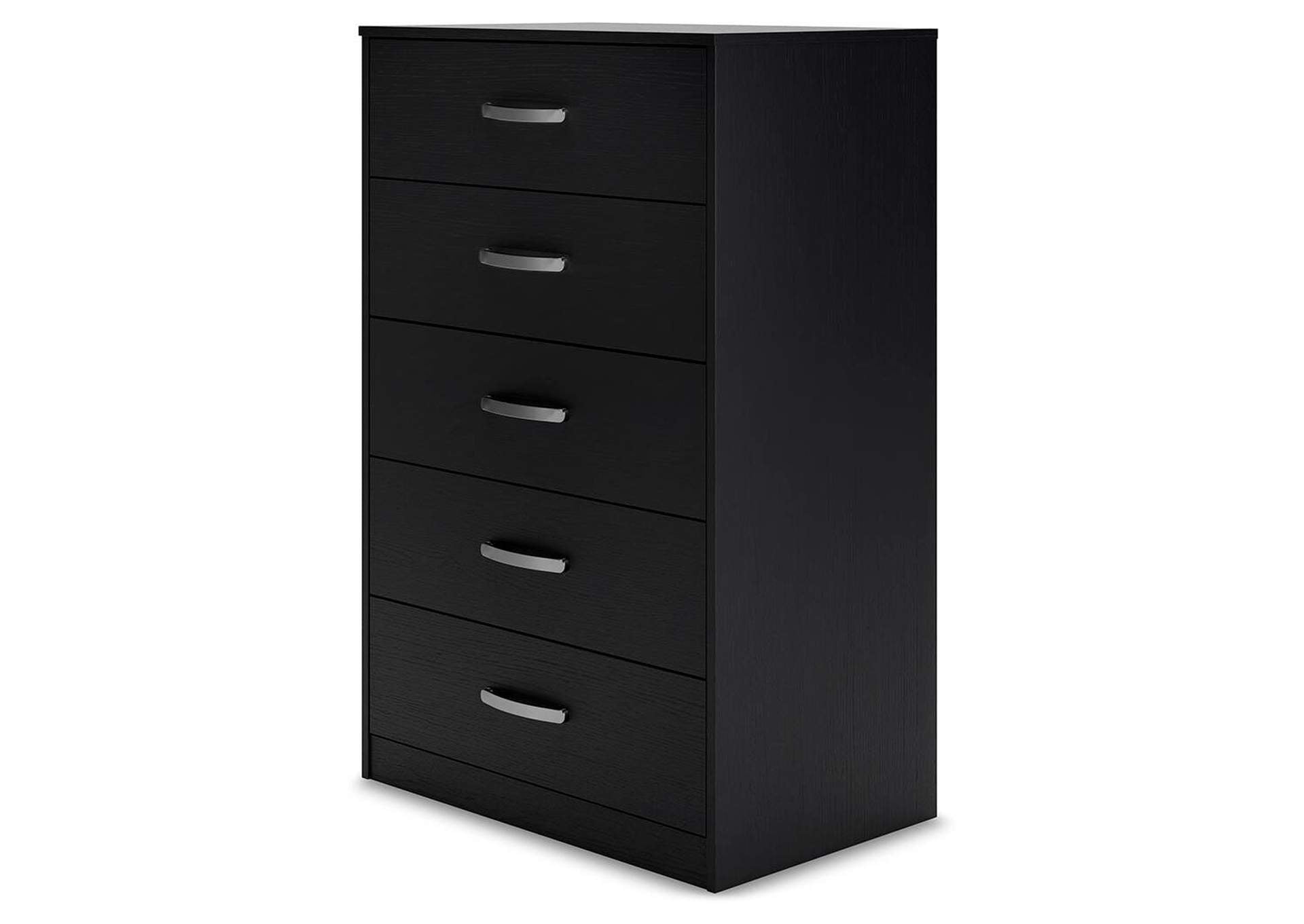 Finch Queen Platform Bed with Dresser and Chest angled view