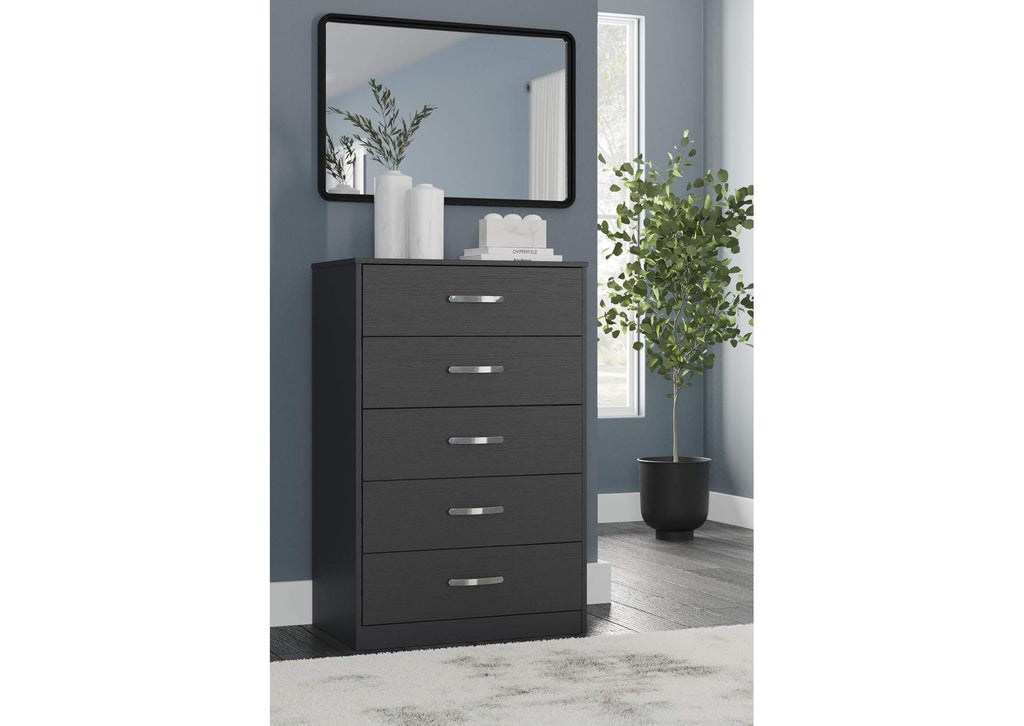 Finch Queen Panel Headboard with Dresser, Chest and Nightstand